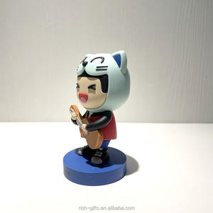 Quantité minimale de commande 100pc Anime jouets Silicone décoration de bureau personnalisé poupée boîte aveugle cadeau promotionnel 3D dessin animé figurine - Product Image 2