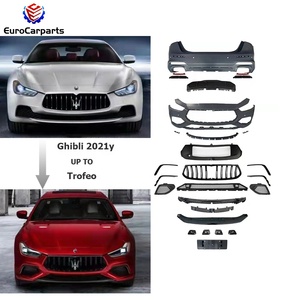 Kit carrozzeria per Maser Ghibli aggiornamento del 2021 anno per luci paraurti anteriori in stile Trofeo accessori per Auto parti di sintonizzazione automatica - Product Image 1
