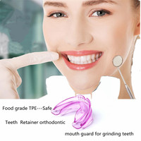 Alignement des dents en 3 étapes personnalisé correcteur orthodontique dentaire protège-dents pour dormir grincement des dents