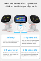 Robot Inteligente de 7 Pulgadas para Niños, Compañero de Aprendizaje con IA, Tableta Educativa de Alta Calidad con Micrófono para Tutoría Preescolar