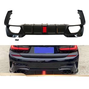Diffusore Posteriore Nero Lucido G20 G28 con Luce per <span class=keywords><strong>BMW</strong></span> <span class=keywords><strong>Serie</strong></span> <span class=keywords><strong>3</strong></span> G20 G28 2020 2021 <span class=keywords><strong>2022</strong></span> - Product Image 1