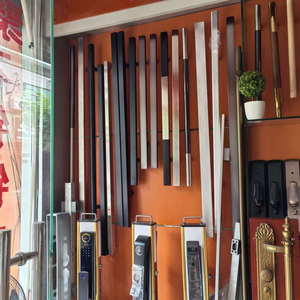 <span class=keywords><strong>Porte</strong></span> en acier de luxe SUNZION avec design sculpté 3D pour les entrées principales des maisons, villas, appartements avec éclairage LED - Product Image 6