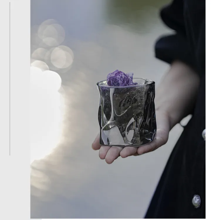 Neues Design Lanjo Bunte Kristalls tein Hochzeit begünstigt Private Label ätherisches Öl Reed Diffusor mit Geschenk box