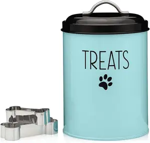 Huisdier Voedsel Opslag Container Hond Behandelen Jar