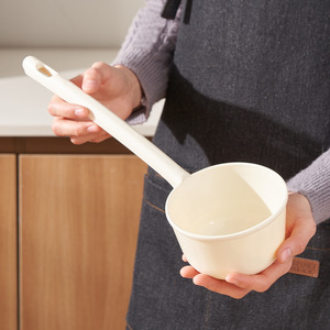 Cucharón de Agua de Plástico para el Hogar con Mango Extendido, Engrosado, Apto para Lavavajillas, Uso en Cocina y Baño, Tamaño Adulto, Set - Product Image 2