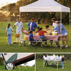 เต็นท์กันน้ำพับได้สำหรับการตลาดและการโฆษณา ขายตรงจากโรงงาน เต็นท์ทรงจั่วแบบป๊อปอัพสำหรับงานอีเว้นท์ - Product Image 6