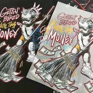 कस्टम प्लास्टिकर्स स्क्रीन प्रिंटिंग के लिए टी-शर्ट आयरन-ऑन डिकल्स वॉशबल वाटर प्रूफ पालतू - Product Image 1