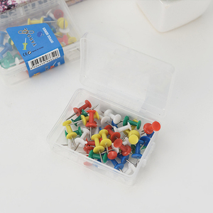 En gros 35pcs Par Boîte Couleurs Assorties En Acier Point Punaises pour Fixer Des Cartes - Product Image 2