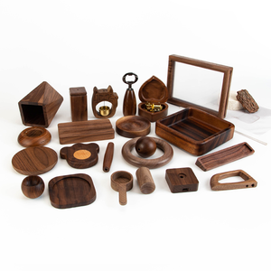 Base de présentation en bois entièrement personnalisable, non finie/polie, vente en gros - Product Image 2