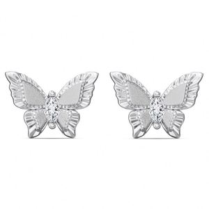 Dylam Fashion <b>Fine</b> Trend Design Jewellery S925 Silver Women Jewelry Accessories 5A Zirconia Butterfly <b>Stud</b> <b>Earrings</b> - Product Image 1