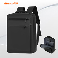 Sac à dos professionnel pour ordinateur portable en tissu Oxford résistant à l'eau avec logo personnalisé et deux poches avant zippées – Vente en gros