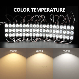 DC12V SMD Led Module With 180° Lens 3 Lamp Light Module Led 2835 Injection Module IP67 Dmx 6500K For Outdoor Advertising Signage - Product Image 5