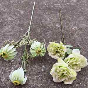 DD-001 Venta al por Mayor de Flores Artificiales de Hortensia de Seda Verde, Estilo Nuevo, para Bodas, Uso en Interiores y Exteriores, Planta de Flores Artificiales de Seda Suave - Product Image 5