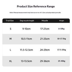 Pelindung Mulut Anjing Baru, Reflektif, Dapat Disesuaikan, Anti-Gigitan, Anti-Menggonggong, Anti-Makan, Bahan TPE untuk Anjing Besar/Sedang/Kecil - Product Image 4