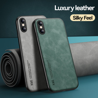 Pour iPhone XS Max X XR 7 8 Plus SE 2 3 Couverture Arrière De Luxe En Peau De Mouton Antichoc En Gros Etui Coque Antichoc Téléphone Cas En Cuir