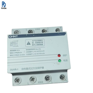 Protecteur de surtension et sous-tension à réinitialisation automatique OUVR-1 3P+N 63A, dispositif de protection de circuit, alimentation électrique - Product Image 1