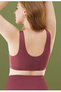 Soutien-gorge sans fil anti-affaissement HY Plus Size, soutien-gorge minimisant sans couture à bretelles larges avec coussinets amovibles M-5XL pour poitrines généreuses et courbes généreuses - Product Image 2