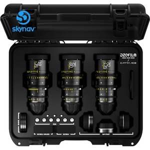 Nuovissimo Bundle di 3 Obiettivi DZOFilm Catta Ace FF 18-35/35-80/70-135mm T2.9 Cine (PL/EF, Nero) - Product Image 1