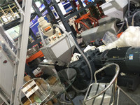 Machine d'extrusion de film plastique agricole biodégradable HDPE PE monocouche mini type haute vitesse Zhuxin Taiwan