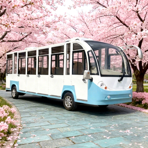 รถบัสไฟฟ้าท่องเที่ยวสุดหรู XCEGO ขับเคลื่อนด้วยแบตเตอรี่ รองรับผู้โดยสาร 14 คน โครงสร้างเหล็ก Q235B ขายดี - Product Image 1