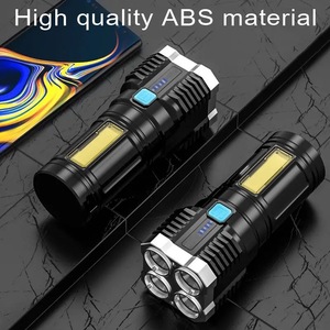 <b>Rechargeable</b> <b>LED</b> Flashlight 600mAh High Brightness Outdoor <b>Work</b> <b>Light</b> Multi Functional Mini Torch With Moonlight Mode - Product Image 5