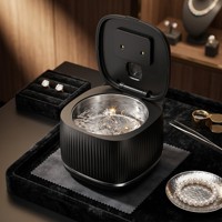 Pembersih Ultrasonik Profesional 3-in-1 untuk Perhiasan Jam Tangan Gigi Palsu Kacamata 48kHz Pembersihan Mendalam + UVC |   Grosir OEM/ODM