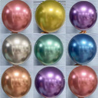 Ballons en latex chromés de 36 pouces en gros, grands ballons ronds en caoutchouc pour la décoration de mariages, anniversaires et événements