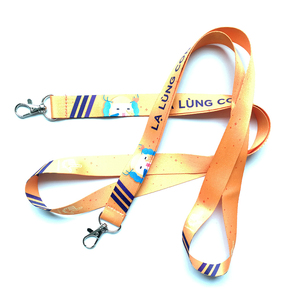 Promotion Gift Polyester Neck Strap Promotional Items Custom Printed Lanyard with Hook