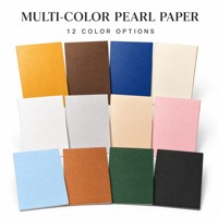 Perles plates de haute qualité, recyclables, disponibles en différentes couleurs, pour la décoration d'impression de cartes de vœux et de boîtes cosmétiques