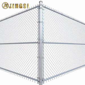 Clôture en treillis <span class=keywords><strong>m</strong></span>étallique argenté noir 50x50 mm pour pâturages, utilisation dans les zones résidentielles ou les banlieues - Product Image 2