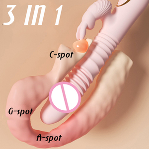 <span class=keywords><strong>Vibratore</strong></span> del <span class=keywords><strong>coniglio</strong></span> di spinta del giocattolo del sesso adulto, <span class=keywords><strong>vibratore</strong></span> del <span class=keywords><strong>coniglio</strong></span> del giocattolo del sesso del punto G del Silicone delle doppie orecchie ricaricabile USB originale per le donne - Product Image 6