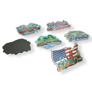 Nuevos imanes de nevera de aluminio con diseño personalizado de París y Santorini - Product Image 3