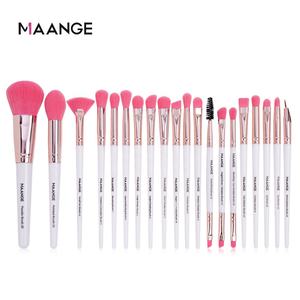Maange – ensemble de pinceaux de maquillage professionnels avec logo personnalisé de haute qualité, pinceaux Kabuki <span class=keywords><strong>pour</strong></span> fond de <span class=keywords><strong>teint</strong></span> en poudre, marque privée, 20 pièces - Product Image 6