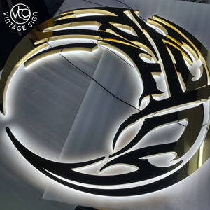 ป้ายไฟ LED ภายในอาคาร ตัวอักษรอะคริลิค ป้ายหน้าร้าน ป้าย 3 มิติ แบบมีไฟส่องด้านหลัง คุณภาพสูง - Product Image 2