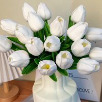 Simulation d'approvisionnement direct transfrontalier PU mini tulipe accessoires de photographie de mariage, décoration de réunion de famille, fleurs