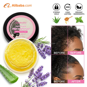 Gel Coiffant Bio Lavande pour Cheveux 4C, Fixation Forte, Cire à Tresses avec Aloès, Miel <span class=keywords><strong>et</strong></span> <span class=keywords><strong>Ortie</strong></span>, 100g, Marque Privée - Product Image 1