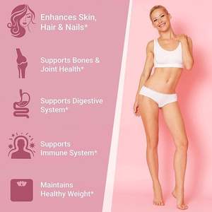 Polvere di Collagene Idrolizzato Vegano Slim and Glow Pure White, Sbiancante per la Pelle, <span class=keywords><strong>Sicuro</strong></span> per Adulti Non in Gravidanza - Product Image 4