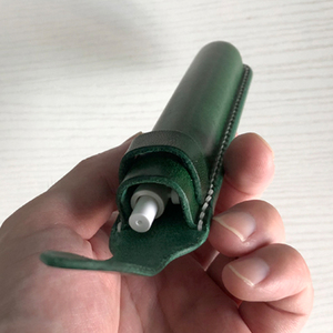 Estuches de pluma estilográfica de cuero curtido vegetal hechos a mano - Product Image 5