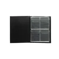 Pages d'album pour collection de pièces de monnaie en plastique avec pochettes personnalisables, inserts porte-pièces et pochettes de protection