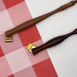 Set di Penne a Immersione in Legno Eco-Friendly con Calligrafia Gotica <span class=keywords><strong>Araba</strong></span>, Penna Qalam con Piuma e Flangia Dorata, Punta in Acciaio Inossidabile per <span class=keywords><strong>Scrittura</strong></span> - Product Image 2