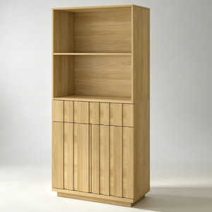 Meuble <span class=keywords><strong>en</strong></span> panneaux de <span class=keywords><strong>bois</strong></span> avec <span class=keywords><strong>étagère</strong></span>s ouvertes, grande capacité, style moderne, <span class=keywords><strong>pour</strong></span> salon, chambre, hôtel, appartement, villa, bar, <span class=keywords><strong>cave</strong></span> <span class=keywords><strong>à</strong></span> <span class=keywords><strong>vin</strong></span> - Product Image 5