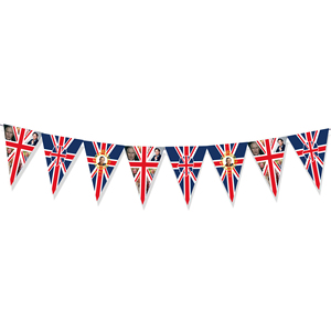 2023 Paper Banner Kings Coronation Decoración ODM King <span class=keywords><strong>Charles</strong></span> <span class=keywords><strong>III</strong></span> Paper Bunting Banner Set Decoración - Product Image 6