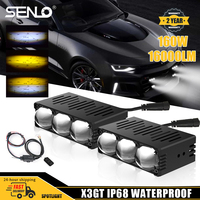Faro Delantero Senlo X3GT 160W, Precio Directo de Fábrica, Foco para Parrilla de Automóvil, Luz Auxiliar de Conducción, Luz Antiniebla LED para Auto