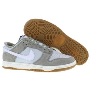 Scarpe stringate da uomo Dunk Low Retro, colori Light Silver, White, Army, comode per lo skateboard - Product Image 4