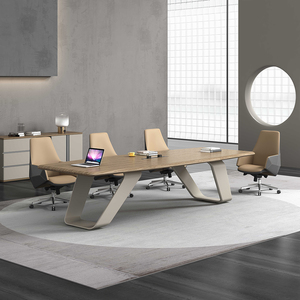 โต๊ะประชุมสำนักงานแบบกำหนดเอง โต๊ะประชุมสำหรับ 6 8 10 12 14 16 คน - Product Image 5