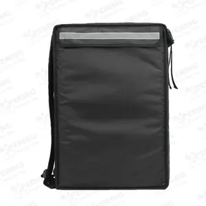 Aluminum Side Waterproof Food Tote Bag Expandable Delivery Backpacks With Adjustable Strap Motorcycle