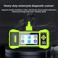 Herramienta de Diagnóstico para Motocicletas JDiag M300, Ajuste de Velocidad en Reposo CO, Lectura de Flujo de Datos en Tiempo Real, Análisis de Batería