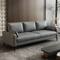 Canapé modulaire sectionnel blanc minimaliste moderne en tissu pour salon, design européen simple, mousse rafraîchissante spéciale