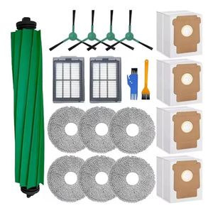 Kit de 19 pièces de rechange pour <span class=keywords><strong>aspirateur</strong></span> robot iRobot <span class=keywords><strong>Roomba</strong></span> Plus 505/405 <span class=keywords><strong>Combo</strong></span>, brosse principale et latérale, sac à poussière - Product Image 1