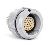Connecteur circulaire Push-Pull série P BEXKOM, 26 broches, montage sur panneau, prise en laiton plaqué or, boîtier PC, qualité médicale, faible coût